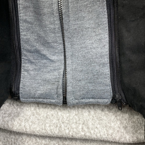 Levi’s trucker jacket Sherpa lining and attached hoodie true black size S - Picture 14 of 14